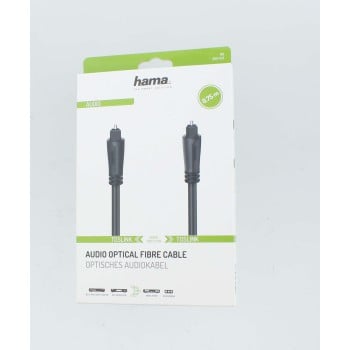 Hama 00205133 câble audio 0,75 m Toslink Noir