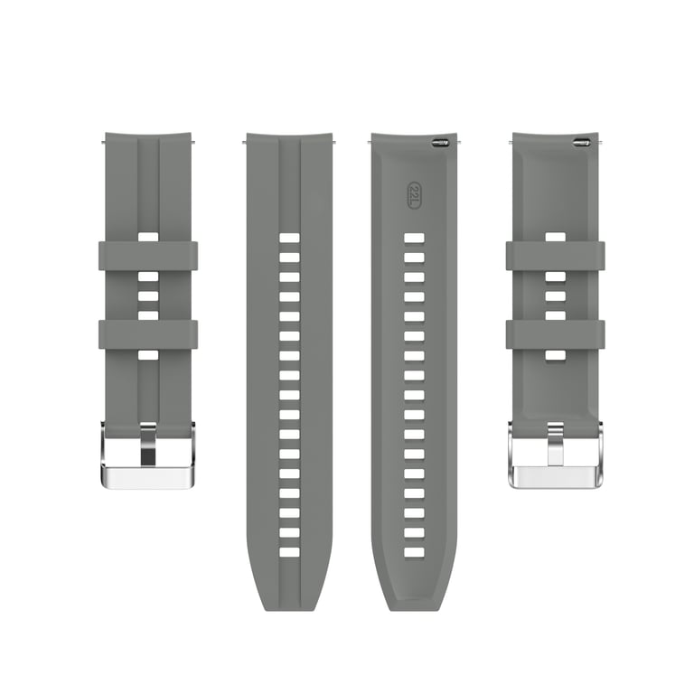 INF Bracelet de montre 22 mm Garmin/Huawei/Samsung Galaxy Watch Gris - vue 4