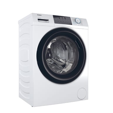 LAVE-LINGE HUBLOT Front 10kg, 1400 trs, moteur Inverter, couleur blanc HAIER - HW100-BP14929A-S