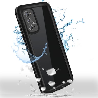 Coque Samsung Galaxy S20 Bi-matière Waterproof 2m Film Écran Redpepper Noir