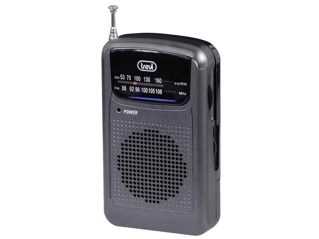Radio Portable Trevi RA 710 – Analogique AM/FM, Alimentation Piles AAA
