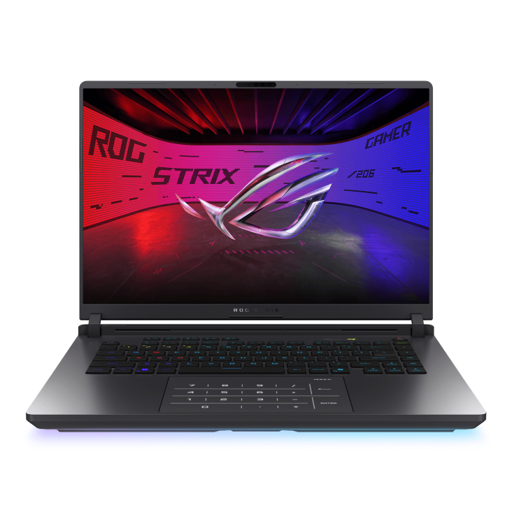 ASUS ROG Strix G16 G615LM S5143W Intel Core Ultra 9 275HX Ordinateur portable 40 6 cm 16 2.5K DDR5 SDRAM SSD NVIDIA GeForce RTX 5060 Wi Fi 7 802.11be Windows 11 Home Neuf
