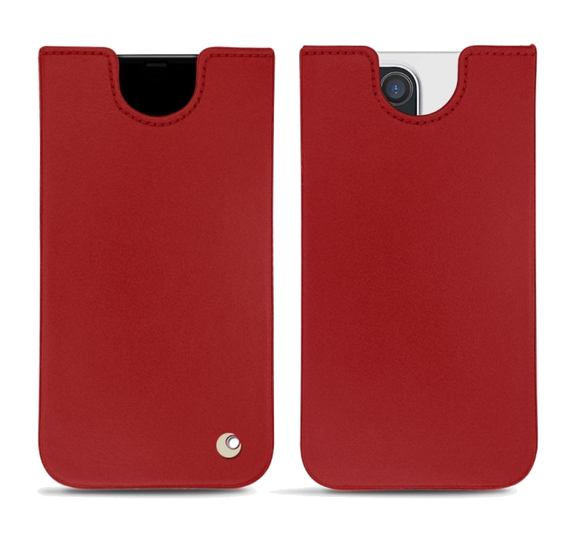 Pochette cuir Apple iPhone 13 Pro Max - PochetteRouge