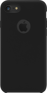 Custodia in gel di silicone morbido per Apple iPhone 7/8, nero satinato