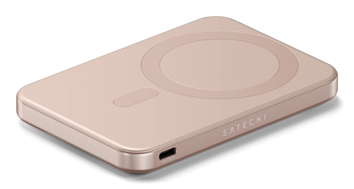 Satechi OntheGo 5000 mAh Recharge sans fil Rose - Neuf