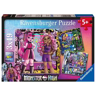 Monster High Puzzle Set - 3x49 piezas para Friends Forever