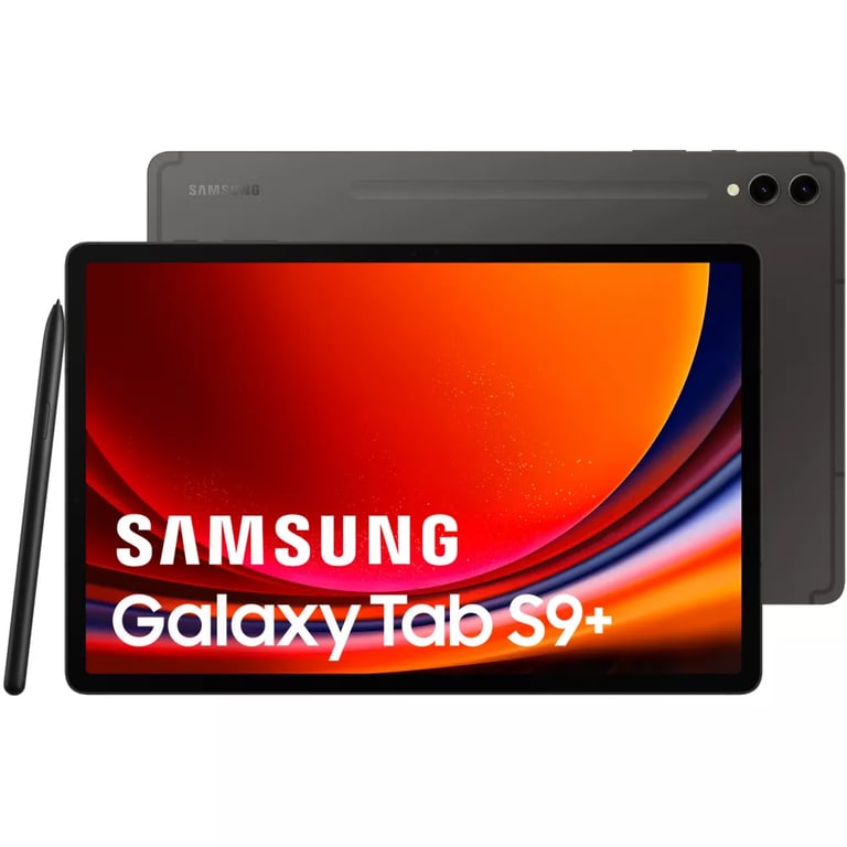 Samsung Galaxy Tab S9+ SM-X810N 256 Go 31,5 cm (12.4") Qualcomm Snapdragon  12 Go Wi-Fi 6 (802.11ax) Android 13 Graphite - Samsung
