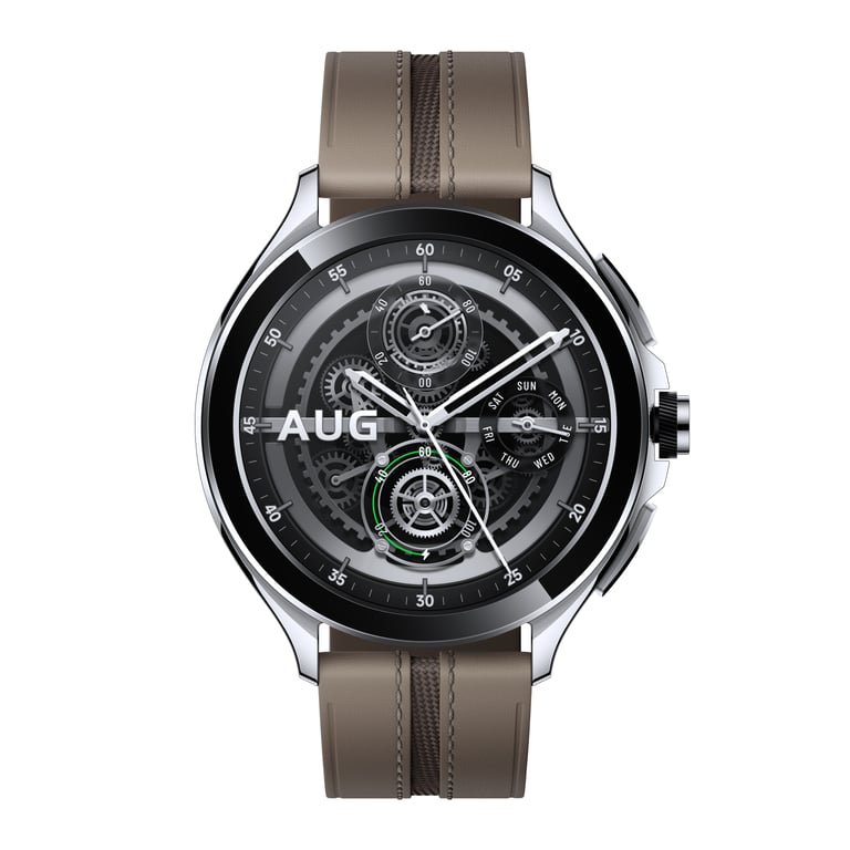 Xiaomi Watch 2 Pro 4G 46 mm (1.43 ) AMOLED Écran tactile, Argent Marron, Wifi GPS (satellite) - Excellent état