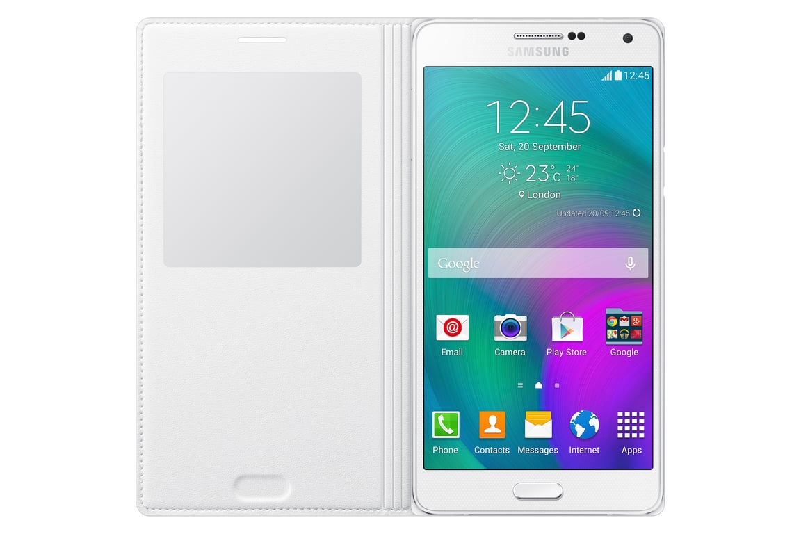 Samsung EF-CA700B coque de protection pour téléphones portables Folio porte carte Noir Samsung Galaxy A7 - Neuf