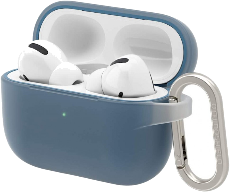 Coque Rhinoshield Pour Apple Airpods Pro Avec Mousqueton - Bleu Indigo