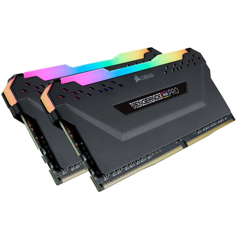 Corsair CMW32GX4M2D3000C16 RGB 2x16Go DDR4 3000 PC24000 - vue 4