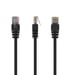 Gembird PP12-2M/BK cable de red