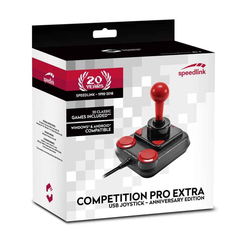 SPEEDLINK Competition Pro Extra USB 1.1 Joystick Analogique Android PC Neuf - vue 2