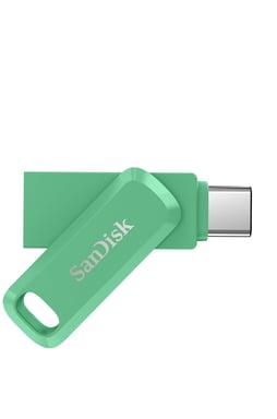 SanDisk Ultra Dual Drive Go USB 128GB lecteur USB flash 128 Go USB Type-A / USB Type-C 3.2 Gen 1 (3.1 Gen 1) Vert