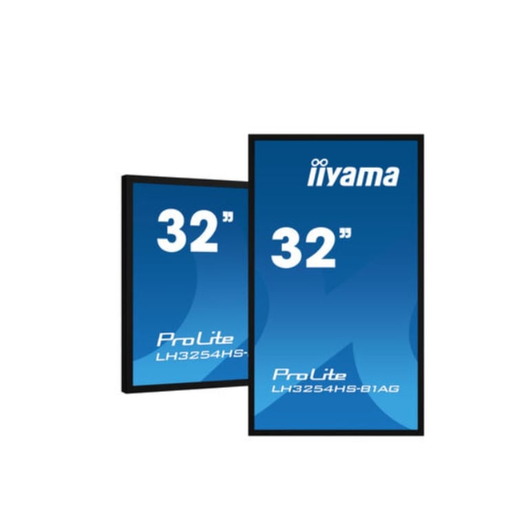 iiyama LH3254HS B1AG affichage de messages Panneau plat de signalisation numérique 80 cm 31.5 LCD Wifi 500 cdm2 Full HD Intégré dans le processeur Android 11 247 Neuf