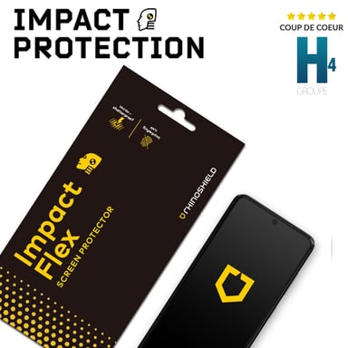 Protezione dello schermo RhinoShield compatibile con [Samsung Galaxy S23] Anti-shock - Pellicola protettiva flessibile con tecnologia a dispersione d'urto