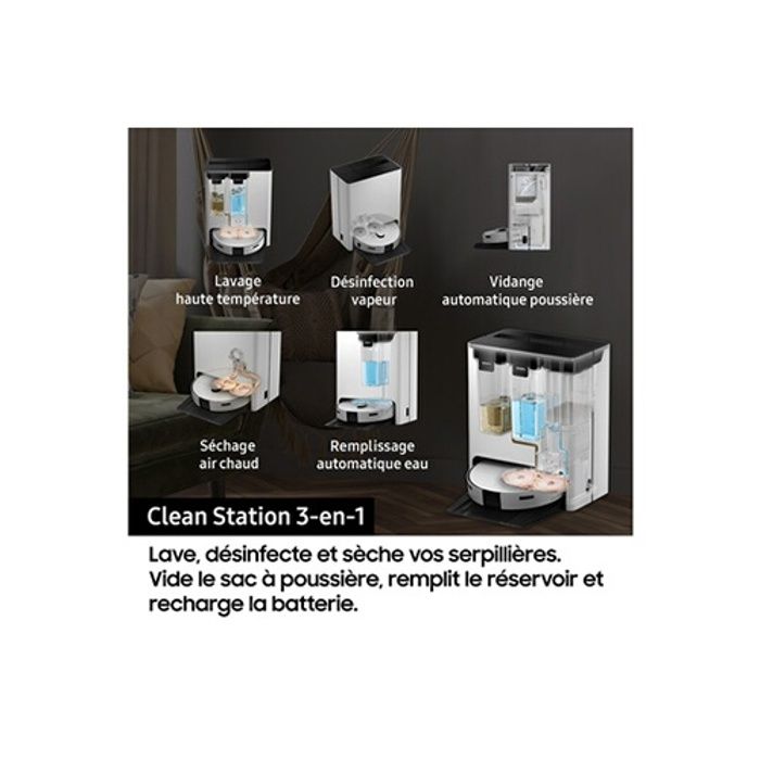 Aspirateur robot Jet Bot Combo VR7MD96B14G - vue 5