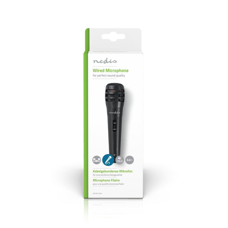 Nedis Modèle du produit : Microphone Filaire Plastique Neuf - vue 2