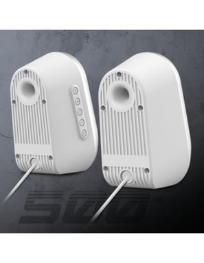 Spirit of Gamer Altavoz 2.0 FANATIC 500 RGB White