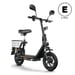 Trottinette électrique avec siège et panier arrière TWOFISH M5 PRO-E homologuée route (CEE)