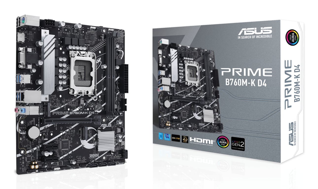 ASUS PRIME B760M K D4 - vue 8