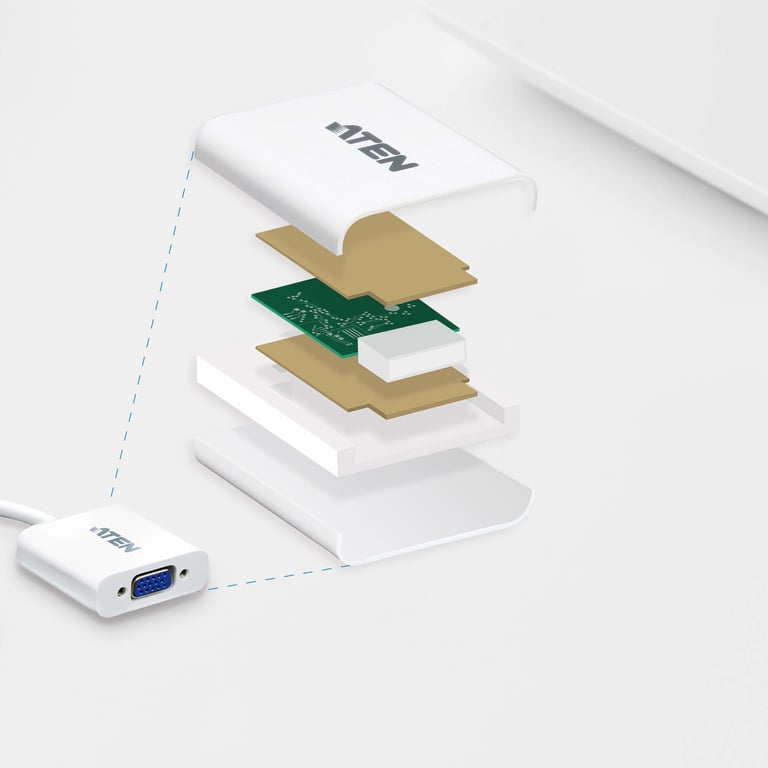 ATEN Adaptateur DisplayPort à VGA Neuf - vue 3