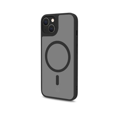 Celly Magmatt funda para teléfono móvil 15,5 cm (6.1'') Negro, Transparente