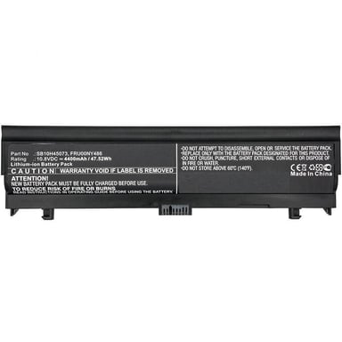 CoreParts MBXLE-BA0186 ricambio per laptop Batteria (Laptop Battery for Lenovo - 48Wh Li-ion 10-8V 4400mAh - Black, 48Wh Li-ion 10-8V 4400mAh Black, Thinkpad L560 - Warranty: 12M)