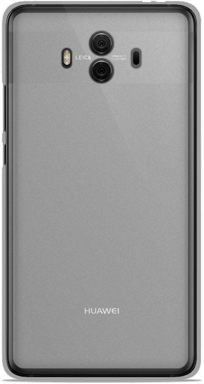 Coque silicone unie compatible Givré Blanc Huawei Mate 10