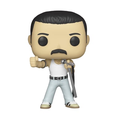 Figura Funko Pop Rocks: Queen - Freddie Mercury Radio Gaga 1985