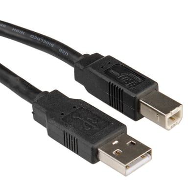ROLINE 11.02.8830 cable USB USB 2.0 3 m USB A USB B Negro
