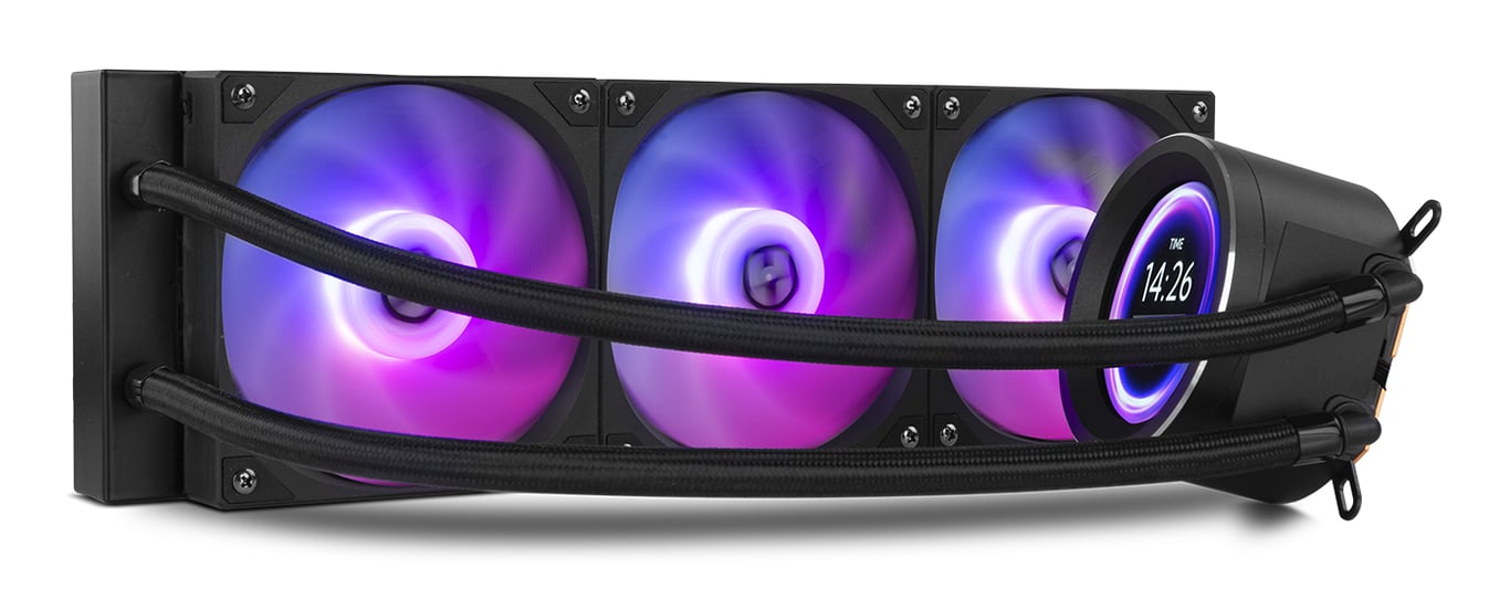 NOX Hummer X 360 LCD Processeur Refroidisseur d'air 12 cm 1 pièce Neuf - vue 6