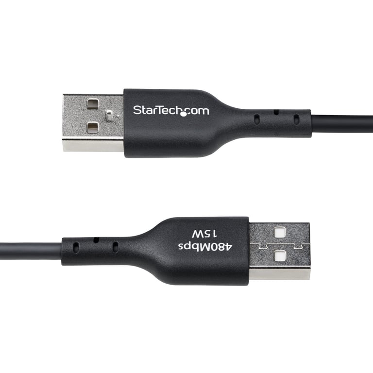 StarTech.com Câble USB-A vers USB-C 2.0 - 3A - 1 m Noir - vue 5