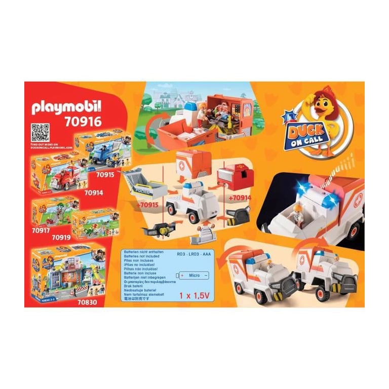 Playmobil Duck On Call 70916 jouet Neuf - vue 3