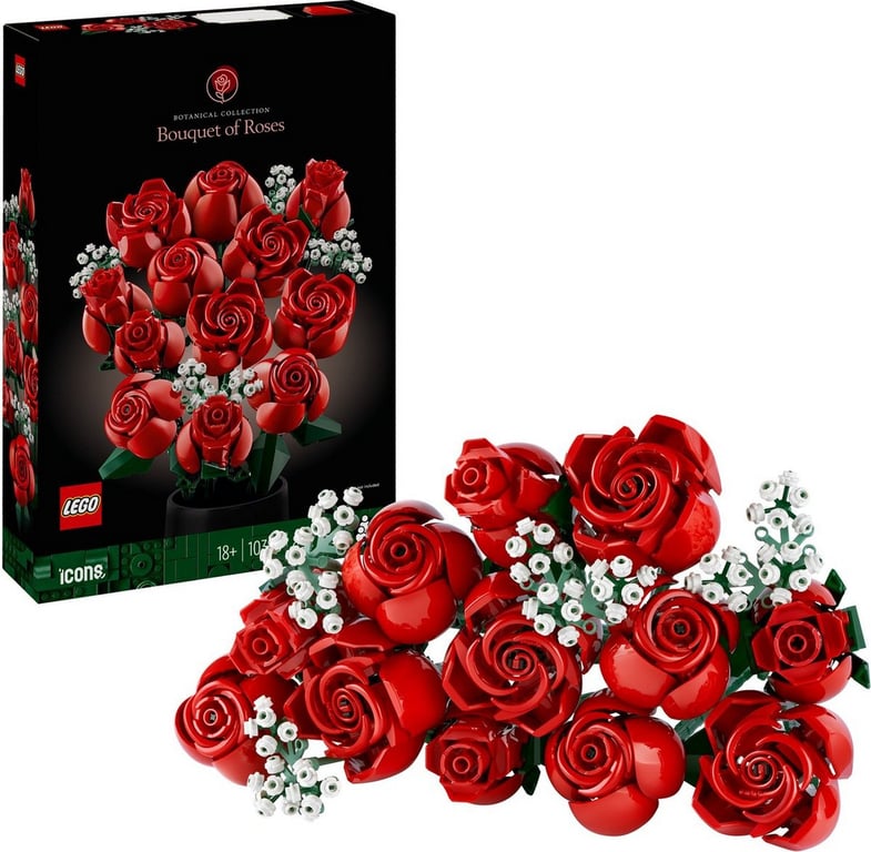Bouquet de roses Lego 10328 - Idéal pour offrir en cadeau - Neuf