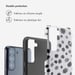 Selencia Coque arrière Vivid pour Samsung Galaxy S21 FE - Trendy Leopard