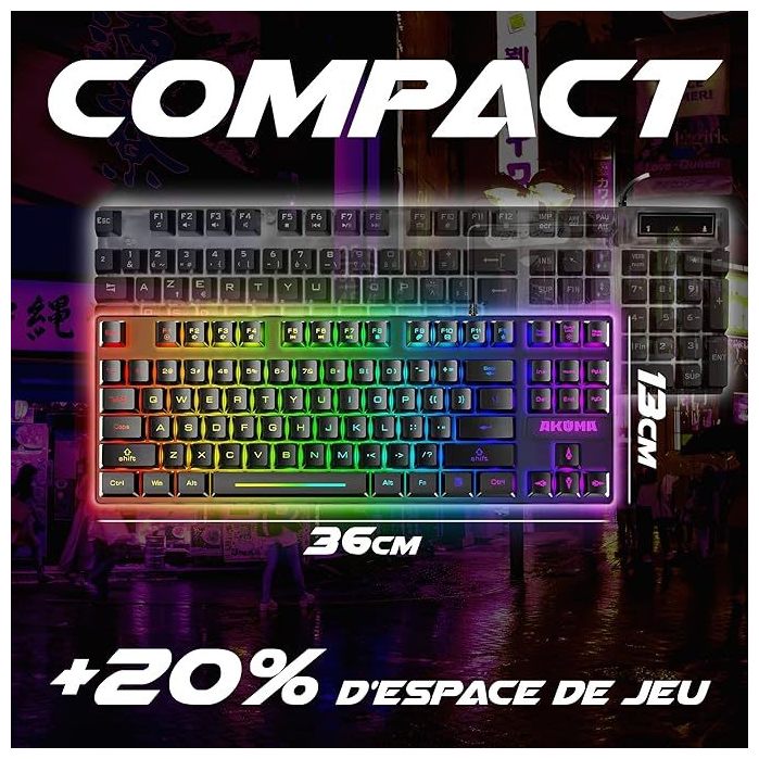 Clavier Gaming Filaire Shônen T02 Akuma - vue 4