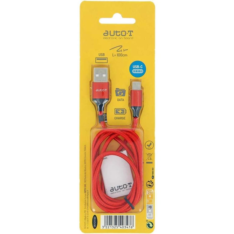 Câble Usb 2.0 / Usb c Auto T Le Câble - vue 4