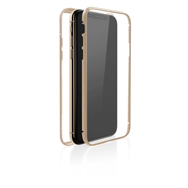 Coque de protection ''360° Glass'' pour iPhone 11 Pro Max, or