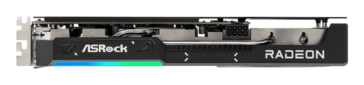 Radeon ASRock RX 9060 XT Challenger OC 8Go GDDR6 - vue 3