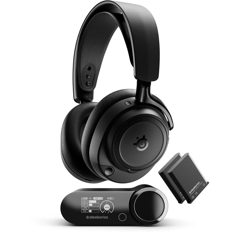 Casque gaming sans fil SteelSeries Arctis Nova Elite Obsidian Black