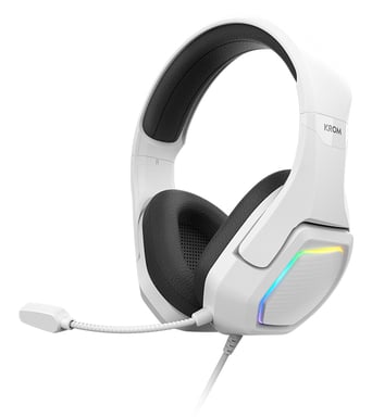 CUFFIE DA GIOCO KROM KOPA 7.1 VIRTUALE BIANCO