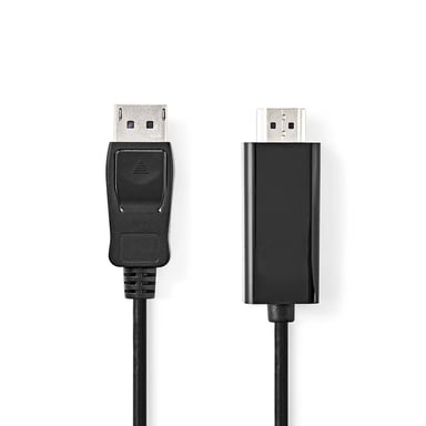 Nedis CCGL37100BK30 câble vidéo et adaptateur 3 m HDMI Type A (Standard) DisplayPort Noir - Neuf