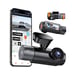 Vantrue N5S Dashcam 4-Canaux 360° WiFi, STARVIS 2, Vision Nocturne IR, 2.7K+1080P*2+1440P Caméras Avant/Arrière/Intérieure, Contrôle Vocal, GPS, Mode Stationnement 24H