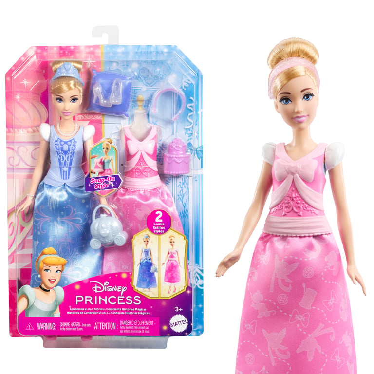 Poupée Cendrillon Disney Princess – 2 Tenues et 9 Accessoires - vue 4