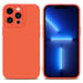 Coque pour Apple iPhone 12 PRO MAX en FLUID ORANGE Housse de protection Étui en silicone TPU flexible