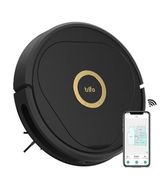 Trifo Lucy aspiradora robotizada 0,6 L Negro, Oro