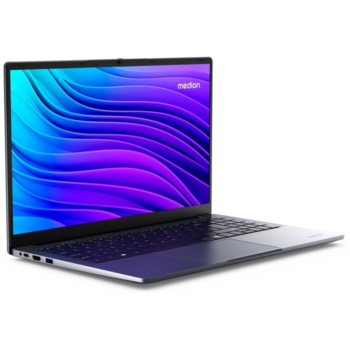 PC Portable MEDION Akoya E15223 MD600044 Win 11 15 FHD IPS Intel Celeron N100 RAM 8Go UFS AZERTY - vue 3