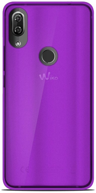 Coque silicone unie compatible Givré Violet Wiko View 2 Pro