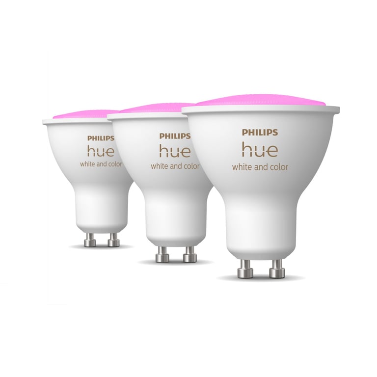 Ampoule Connectée Philips Hue 929003666701 – White & Color Ambiance, GU10, Pack de 3 - vue 7